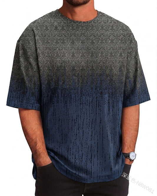 Runcati Mens Navy Oversized T Shirt