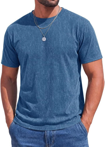 Runcati Mens Navy Vintage T-Shirt