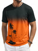 Runcati Mens Orange Short Sleeve T-Shirts