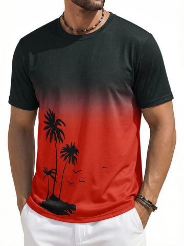 Runcati Mens Red Short Sleeve T-Shirts