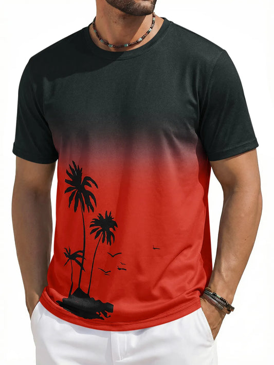 Runcati Mens Red Short Sleeve T-Shirts