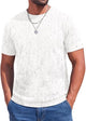 Runcati Mens White Cotton Summer Tee