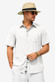 Runcati Mens White Short Sleeve Shirts