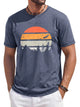 Runcati Navy Blue Short Sleeve T-Shirts