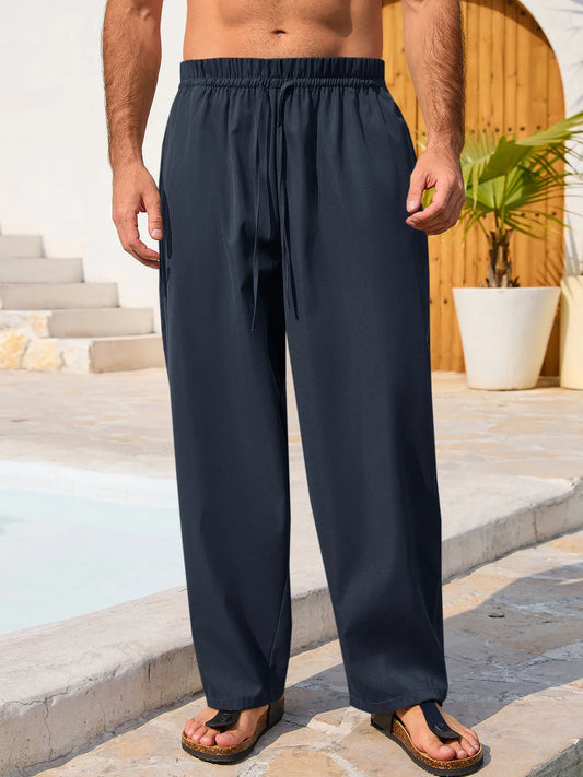 Runcati Navy Blue Baggy Harem Pants