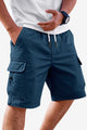 Runcati Navy Blue Cargo Shorts