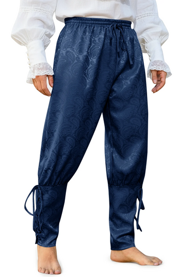 Runcati Navy Blue Medieval Ankle Pants