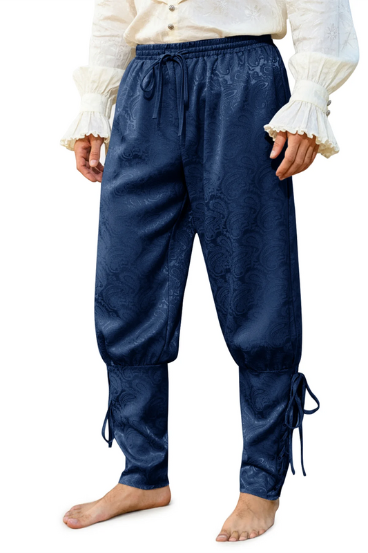 Runcati Navy Blue Medieval Ankle Pants