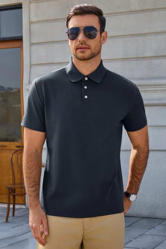 Runcati Navy Blue Mens Polo Shirts