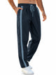 Runcati Navy Blue Straight Leg Track Pants