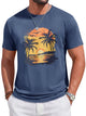 Runcati Navy Short Sleeve T-Shirts