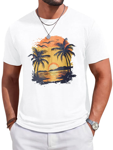 Runcati Navy Short Sleeve T-Shirts-N8W075-