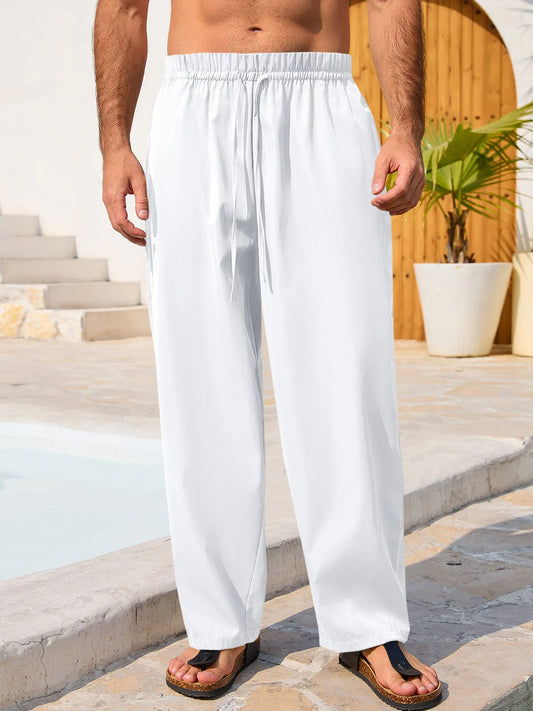 Runcati  White Baggy Harem Pants