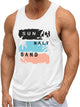 Runcati White Sleeveless Tank Tops