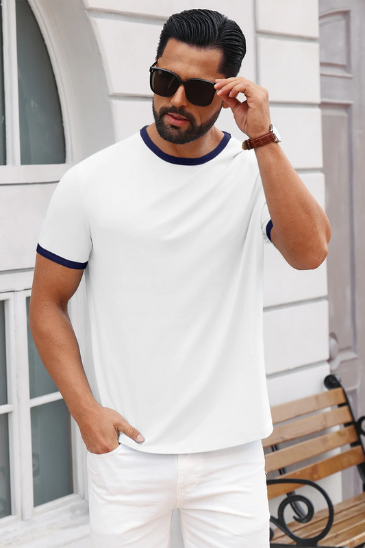 Runcati White Summer Basic T-Shirts