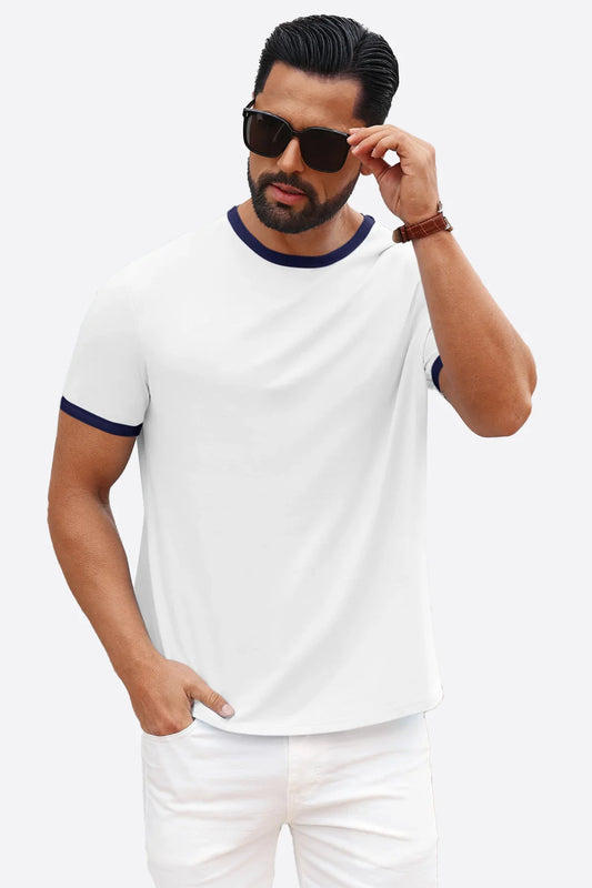 Runcati White Summer Basic T-Shirts