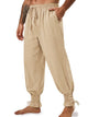 Runcati Beige Lace Up Ankle Pants