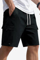Runcati Black Casual Work Shorts