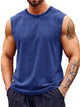 Runcati Blue Athletic Sleeveless T-Shirts