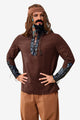 Runcati Brown Viking Costume Shirt