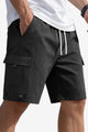 Runcati Dark Gray Casual Work Shorts