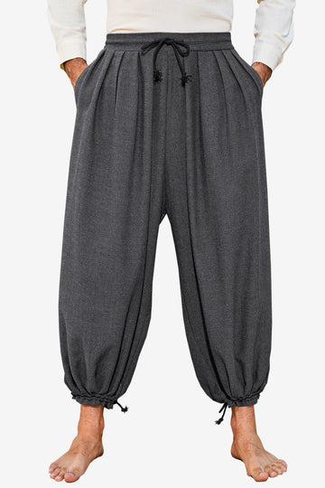 Runcati Dark Grey Medieval Harem Pants