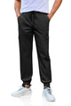 Runcati Mens Black Cargo Pants