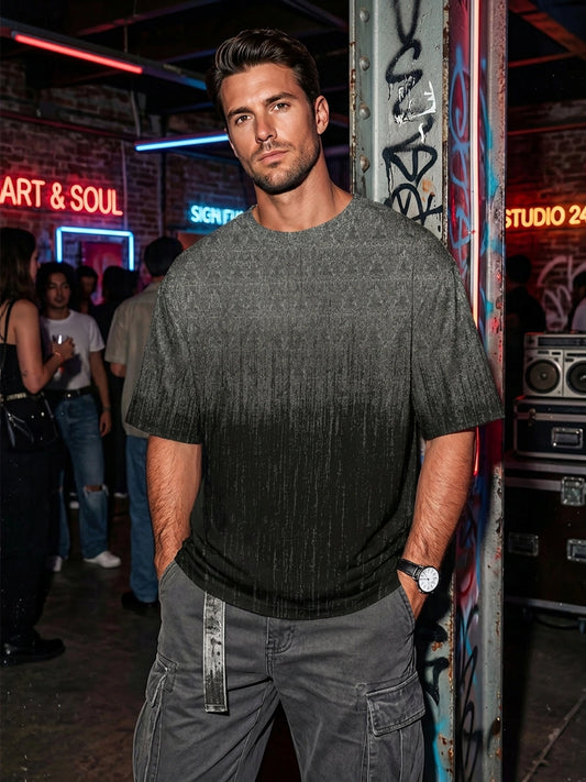 Runcati Mens Black Oversized T Shirt