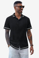 Runcati Mens Black Short Sleeve Shirt