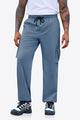 Runcati Mens Bluish Grey Cargo Pants