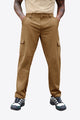 Runcati Mens Brown Cargo Tactical Pants
