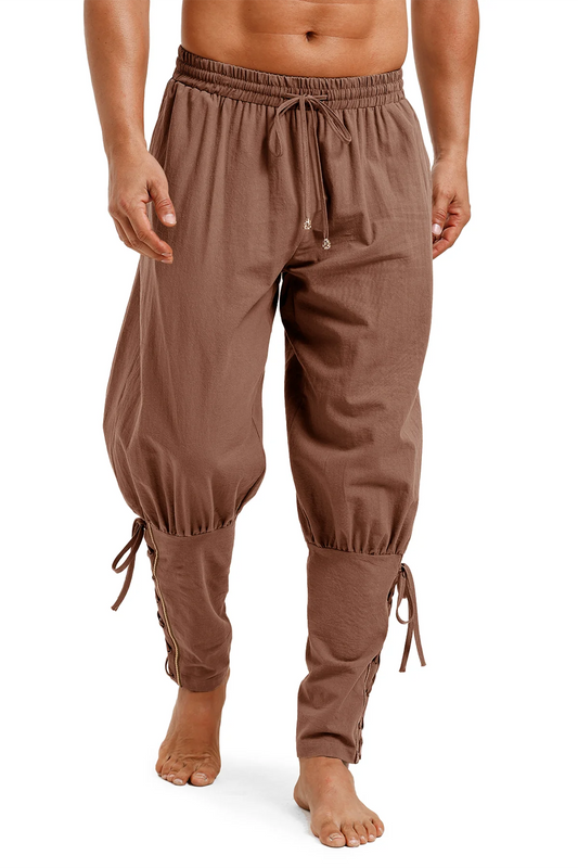 Runcati Mens  Coffee Costume Pants