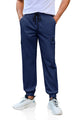 Runcati Mens Dark Blue Cargo Pants