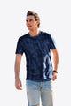 Runcati Mens Dark Blue Crew Neck T-Shirt