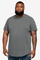 Runcati Mens Dark Grey Crew Neck Casual T-Shirt