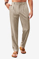 Runcati Mens Dark Khaki Casual Pants
