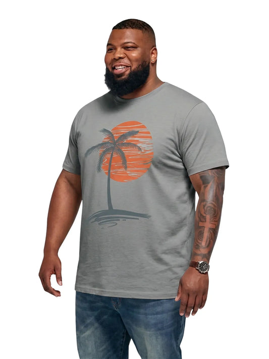 Runcati Mens Grey Big and Tall Shirts
