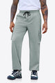 Runcati Mens Light Grey Cargo Pants