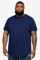 Runcati Mens Navy Crew Neck Casual T-Shirt