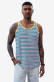 Runcati Mens Purple Workout Tank Tops