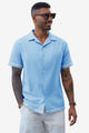 Runcati Mens Sky Blue Short Sleeve Shirt