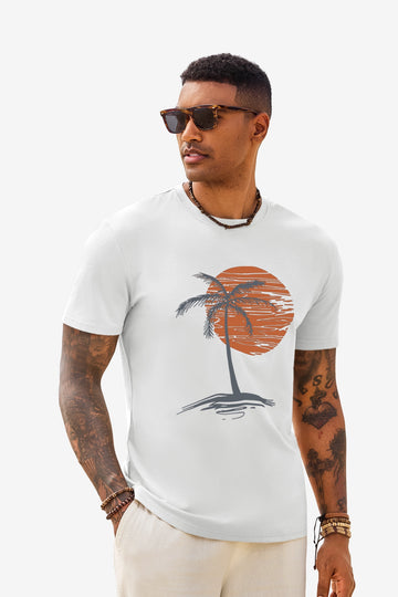 Runcati Mens White Short Sleeve T-Shirts