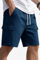 Runcati Navy Blue Casual Work Shorts